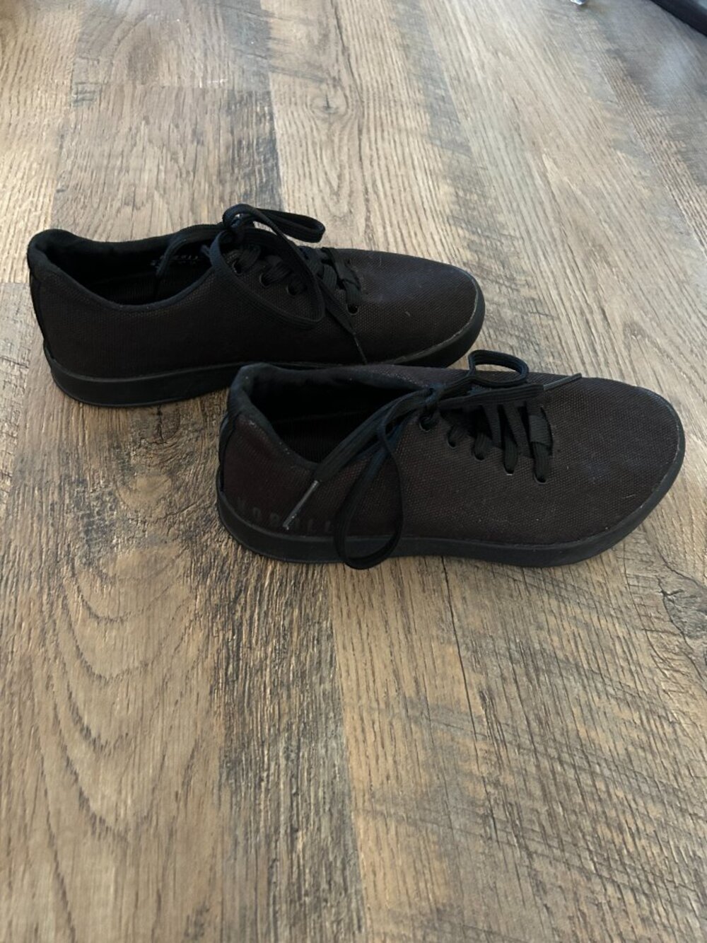 NOBULL Women's Black Canvas Trainers, Size 6.5